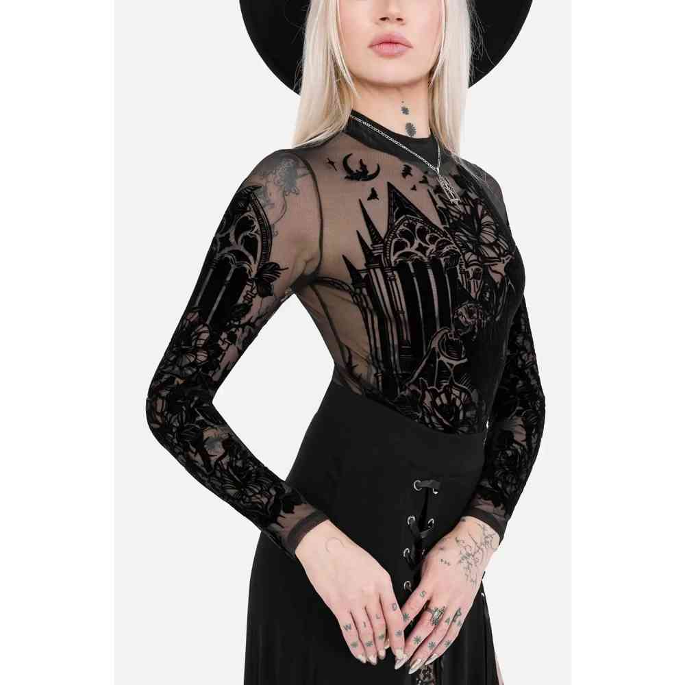 Restyle - Vespertilio Bodysuit - Zwart